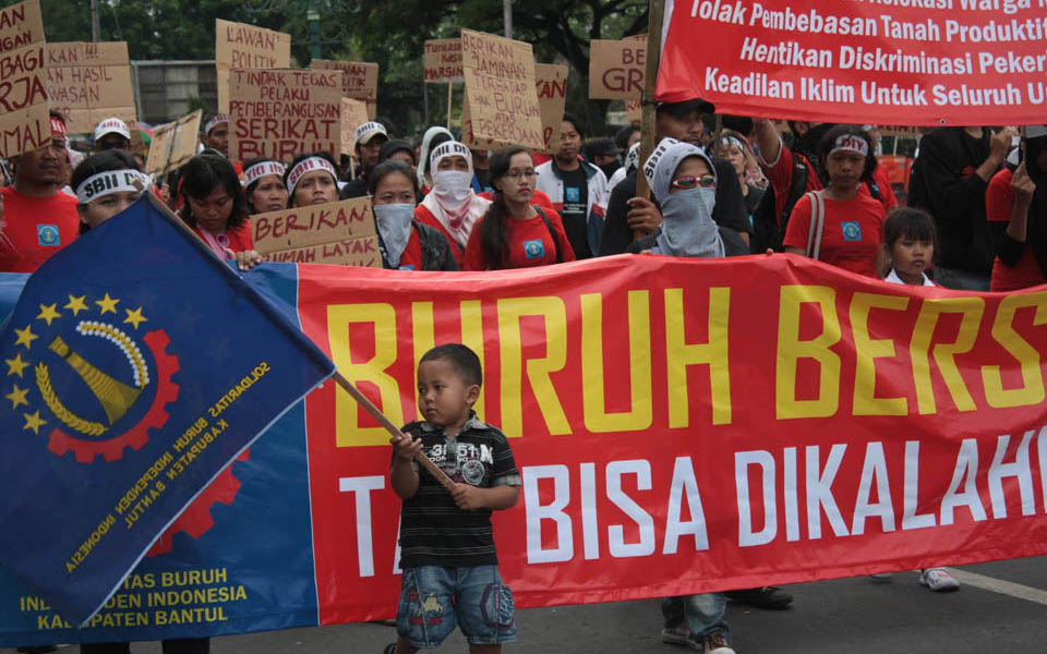 May Day rally in Yogyakarta - May 1, 2011 (Sita Saja)